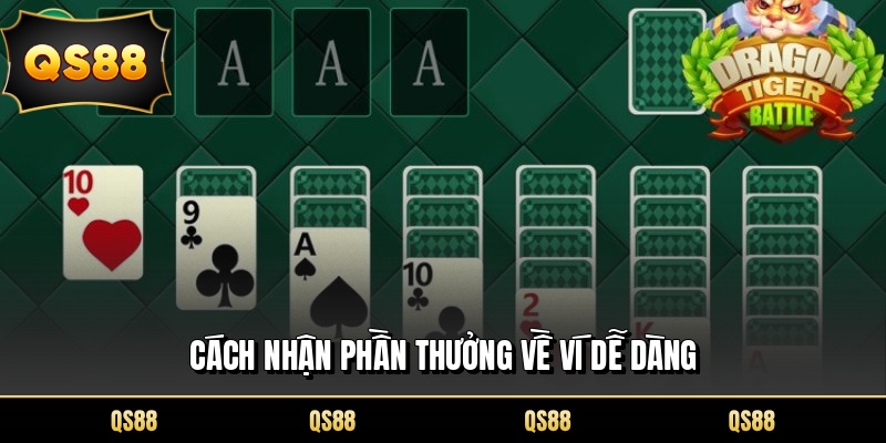 Cách nhận phần thưởng về ví dễ dàng